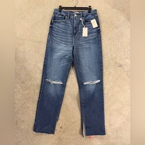 Good American women's Good Boy Straight leg Jeans